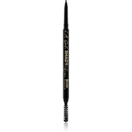 L.A. Girl Cosmetics Shady Slim creion pentru sprancene cu pensula culoare Espresso 0.08 g