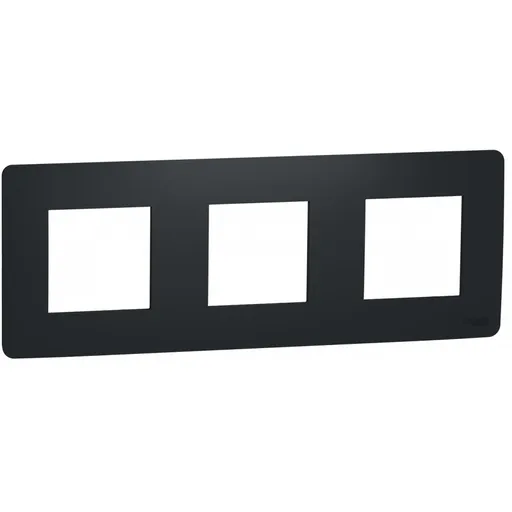 Rama Unica Studio 3 posturi Schneider Noua Unica NU200654, antracit