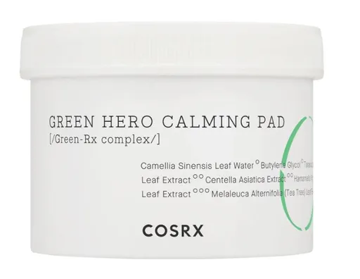 COSRX Dischete pentru calmarea tenului One Step Green Hero (Calming Pad) 70 de bucăți