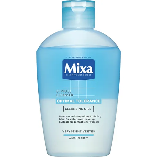 Mixa Demachiant in 2 faze pentru Ochi Optimal Tolerance (Bi-Phase Cleanser) 125 ml