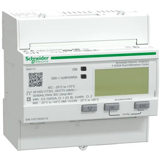 Contor multitarif conectare directa 63 A Schneider A9MEM3115