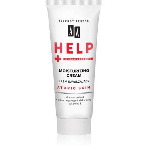 AA Cosmetics Help Atopic Skin cremă hidratantă pentru piele uscata spre atopica fără parfum 50 ml