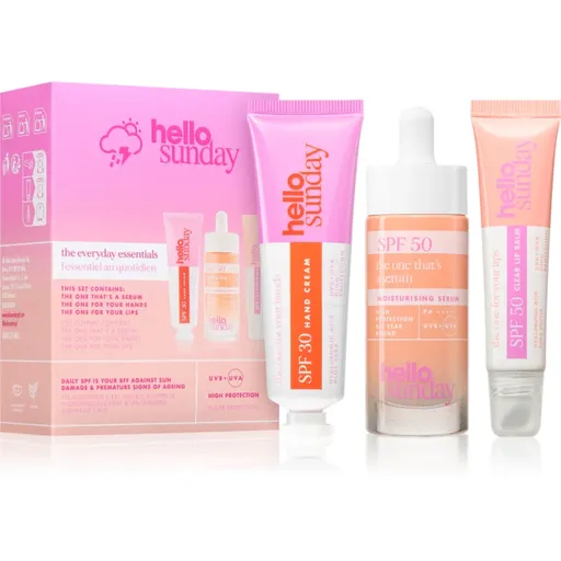 hello sunday the everyday essentials set pentru piele radiantă