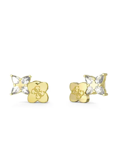 Guess Cercei fashion placați cu aur Wild Flower JUBE05511JWYGT/U