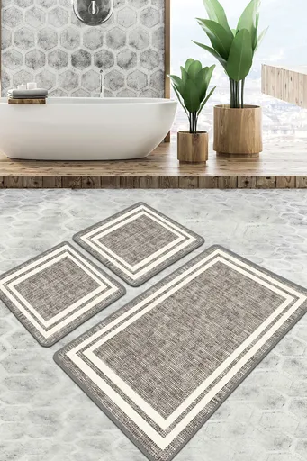 Set covorase de baie, L'essentiel Maison, Formica Djt, Multicolor