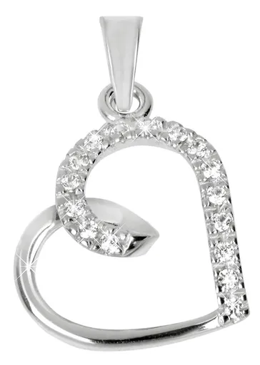 Soliter Pandantiv din aur Inimă cu cristale 249 001 00451