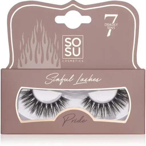 SOSU Cosmetics 7 Deadly Sins Lashes gene false Pride 1 buc