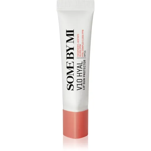 Some By Mi V10 Hyal Lip Protector balsam de buze protector SPF 15 culoare Rosy 7 ml