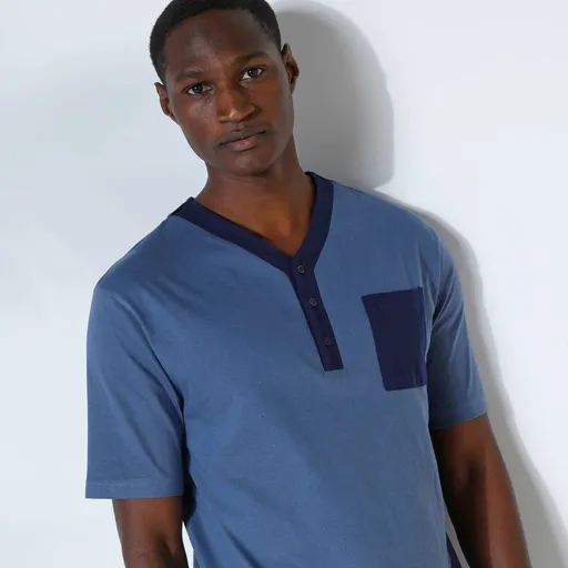 Cămașă de noapte bărbătească cu decolteu tunisian