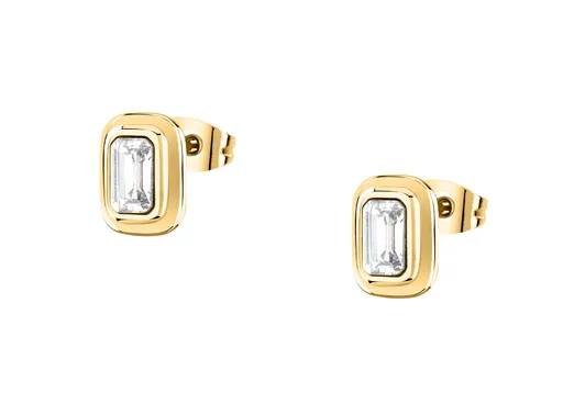 Trussardi Cercei placați cu aur cu zirconiu cubic T-Design TJAXA28