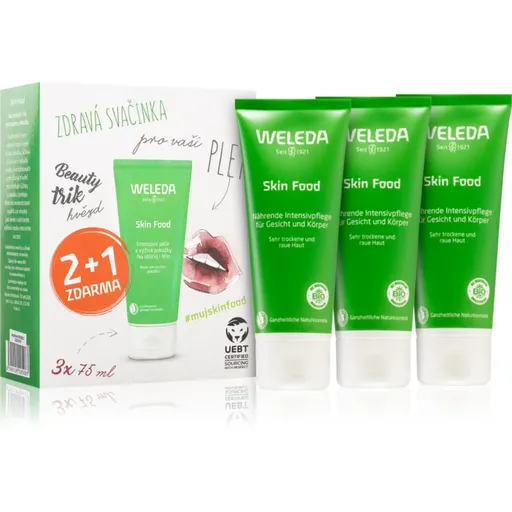 Weleda Skin Food crema universala, hranitoare cu ierburi pentru piele foarte uscata 3x75 ml