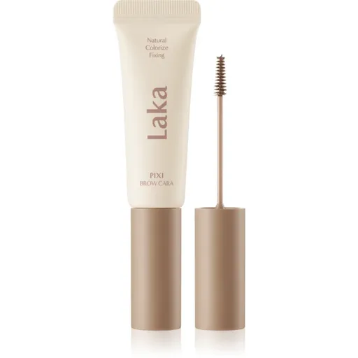 Laka Pixi Brow Cara mascara pentru sprâncene pentru fixare și formă culoare 02 Wood Brown 8 g