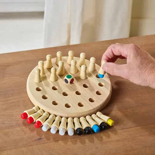 Joc de memorie din lemn