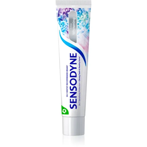 Sensodyne Extra Whitening pasta de dinti albitoare cu Fluor pentru dinti sensibili 75 ml