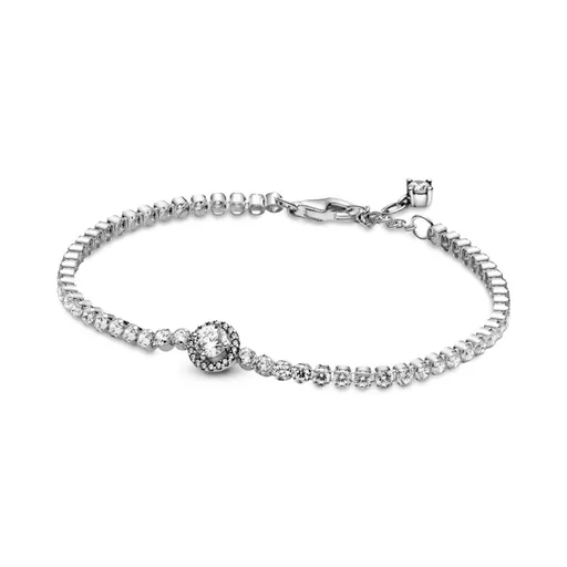 Pandora Brățară de tenis din argint Aureola strălucitoare Timeless 599416C01 18 cm