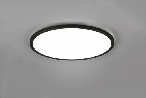 Plafoniera Aureo, RL, 40x2.5 cm, 30W, 1x SMD, plastic, negru mat