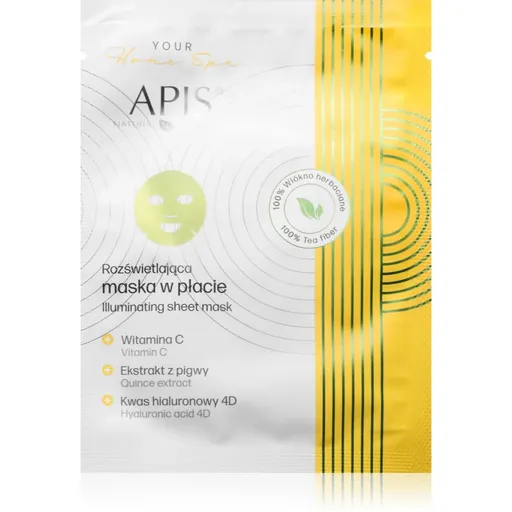 Apis Natural Cosmetics Home Spa masca iluminatoare faciale 20 g