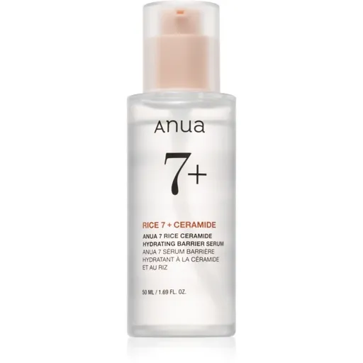 Anua Rice 7 Ceramide Hydrating Barrier Serum ser de piele intens hidratant reface bariera protectoare a pielii 50 ml