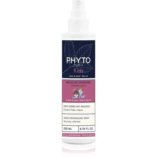 Phyto Kids Intense Curls Magic Detangling Spray spray pentru par usor de pieptanat pentru păr creț 200 ml