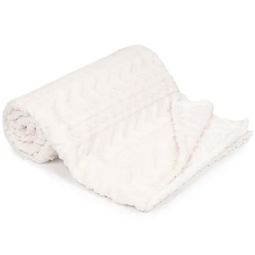 Pătură 4Home Cozy Knit crem, 150 x 200 cm