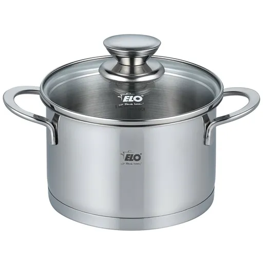 Elo 72544 Oală din oțel inoxidabil Galant 14 cm,1,2 l, 1,2 l