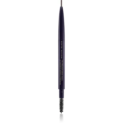 Kevyn Aucoin The Precision Brow Pencil creion pentru sprancene cu pensula culoare Brunette 0,1 g
