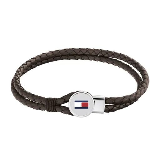 Tommy Hilfiger Brățară modernă din piele maro 2790655 17,5 cm