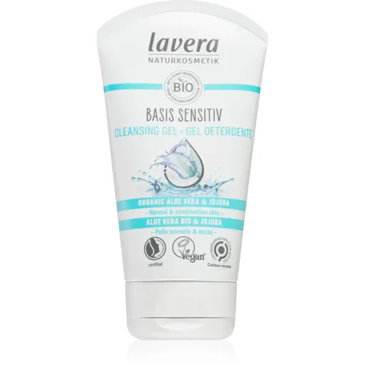Lavera Basis Sensitiv gel de curățare blând pentru piele normală și mixtă 125 ml