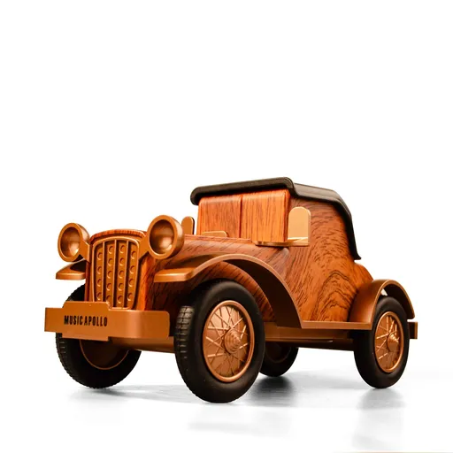 Boxa portabila cu radio Bluetooth Ashu A9, 5 W, 1500 mAh, Pana la 10m, Pana la 3-5 h, TWS, card TF, USB (disc U), AUX, FM, Maro