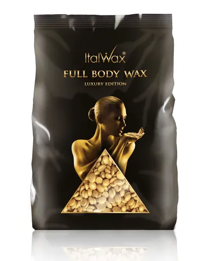 Ceara Epilat Elastica Perle Auriu ItalWax 1kg, Premium, Luxury Edition