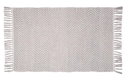 Covoras de baie, Wenko, Gata, 50 x 80 cm, poliester, gri