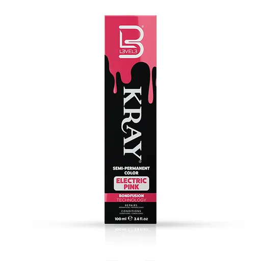 Vopsea semi - permanenta - L3VEL3 -  Roz Electric - 100 ml