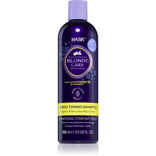 HASK Blonde Care Purple Shampoo sampon violet neutralizeaza tonurile de galben 355 ml