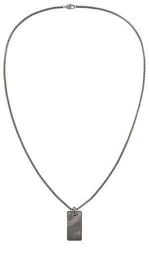 Calvin Klein Colier elegant din oțel pentru bărbați Metallic Waves 35100032