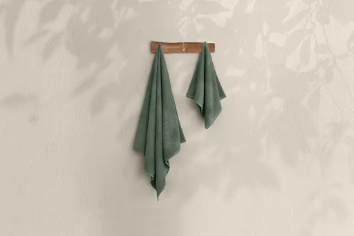 Set prosoape de baie, L'essentiel Maison, 1034A-071-2, Verde