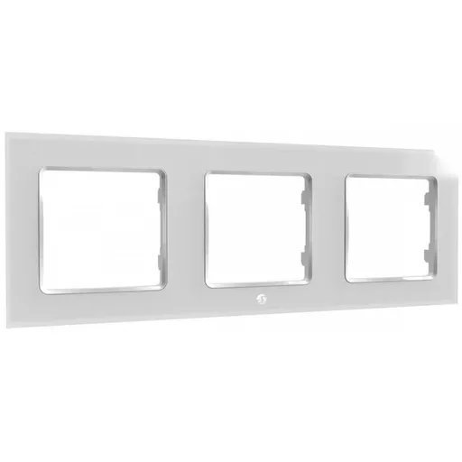 Rama tripla intrerupator de perete Shelly 3800235266243, alb