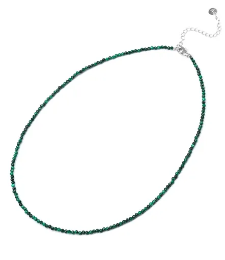 Agato Colier mineral cu mărgele de malachit POL-N07/47L