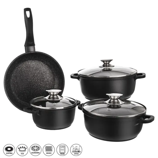 Set de tigăi GRANDE 7 bucăți