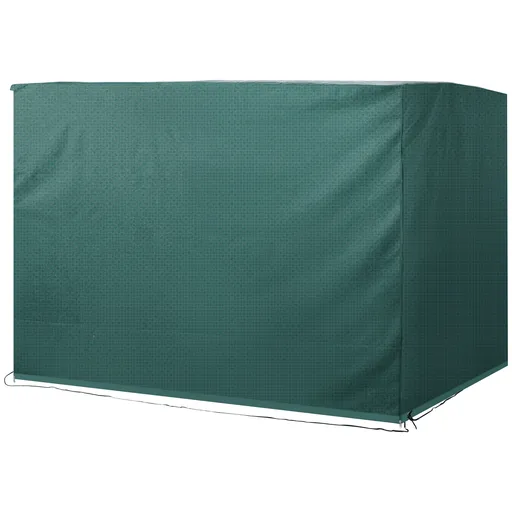 Prelata de Acoperit Mobilier de Extern Outsunny, Impermeabil, PE, Verde,215x155x150cm | Aosom Romania