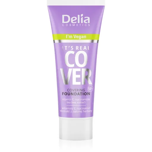 Delia Cosmetics It's Real Cover acoperire make-up culoare 202 beige 30 ml