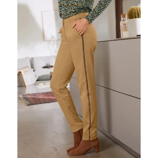 Pantaloni chino, cu lanterne cu sclipici