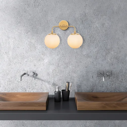 Aplica de perete, Opviq, 942FLG2174, Auriu