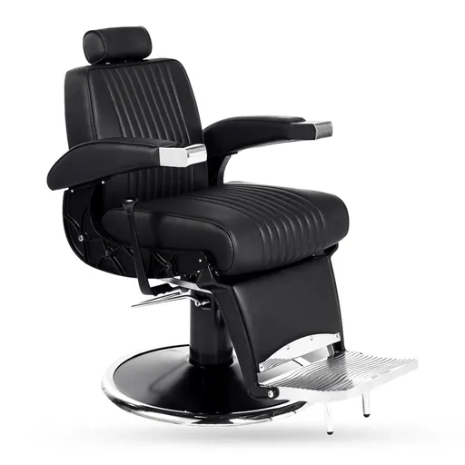 Scaun Frizerie MIRPLAY  -Hugo B - Negru