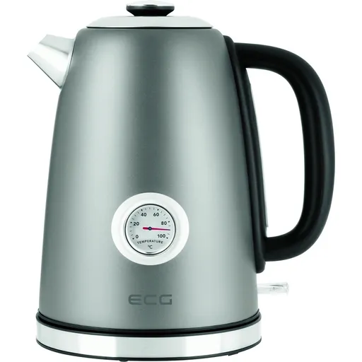 Fierbător electric ECG RK 1700 Magnifica Antracito, gri