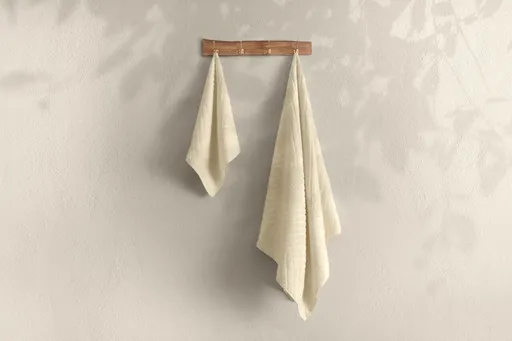 Set prosoape de baie, L'essentiel Maison, 1029A-033-2, Crem