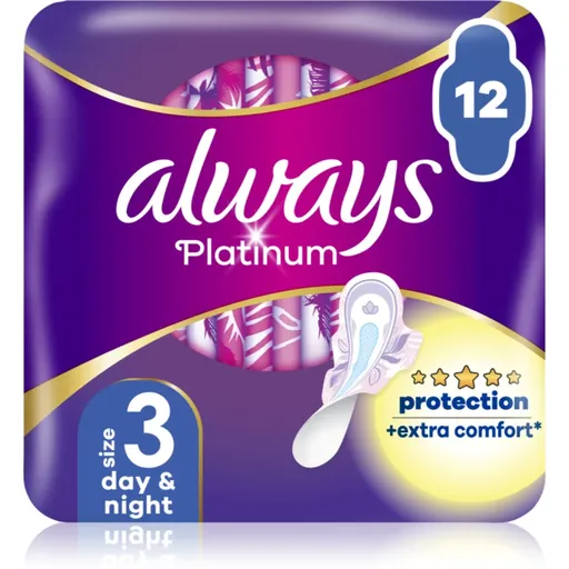 Always Platinum Night Size 3 absorbante pentru noapte 12 buc