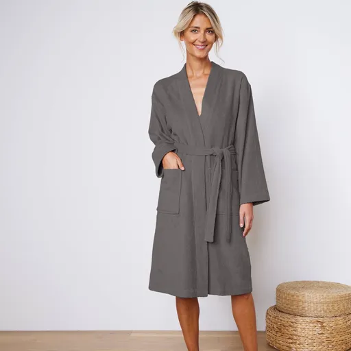 Halat de baie unisex din țesătură terry de cea mai înaltă calitate