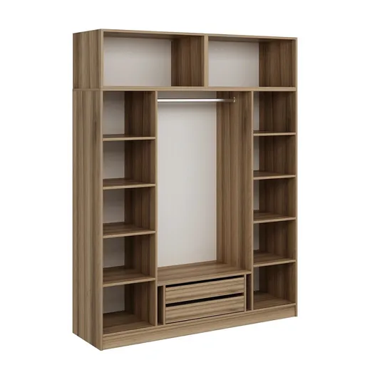 Dulap pentru haine, Hanah Home, Kale, 180x255x52 cm, Dore