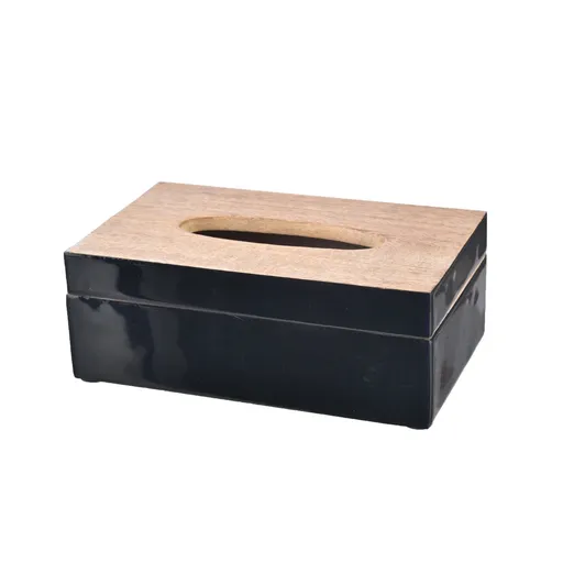 InDecor Cutie pentru șervețele de hârtie mango /smalt,  25 x 15 x 9,5 cm