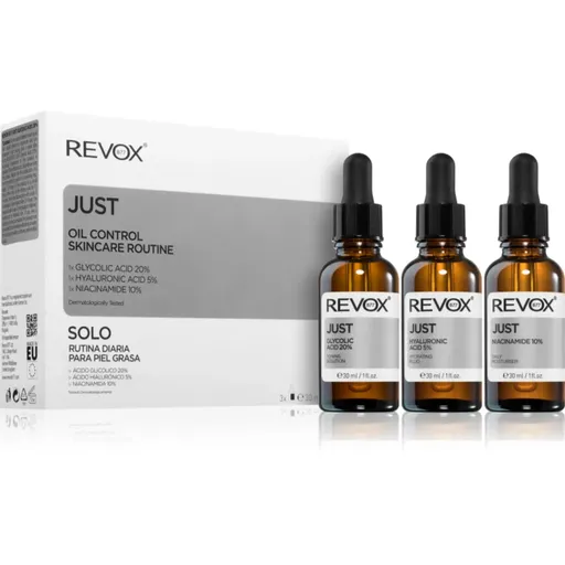 Revox B77 JUST Oil Control Skincare Routine set pentru ten gras